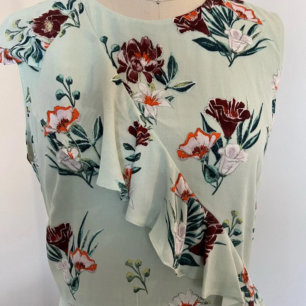 Mango Floral Ruffle Dress - Picture 2 of 5